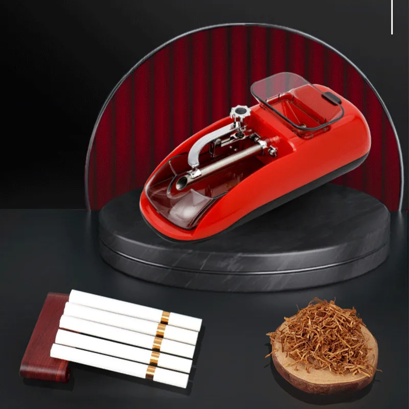 Portable Household Electric Cigarette Rolling Machine Mini Automatic Injector Tobacco Making Roller Hopper Maker Smoking Tools