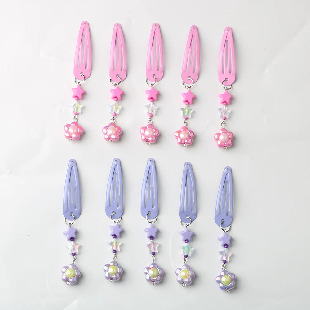 

10pcs BB Hair Clips for Girls Metal Hair Clips Barrettes for Toddlers Kids Teens Women No Slip Snap Hair Accessories