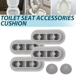 6pcs Toilet Lid Antislip Gasket Toilet Seat Shock-Proof Buffers Cushion Rubber Pad Cover Bumper Shock Bathroom Fixtures
