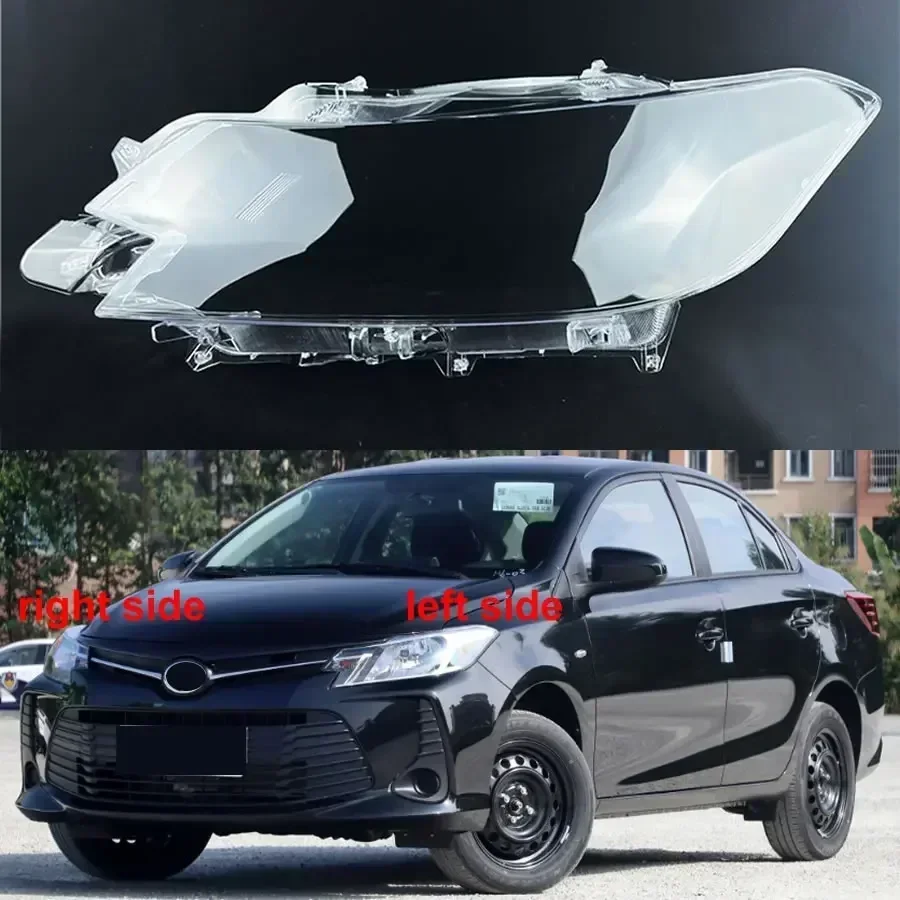 

For Toyota Vios 2020 2021 2022 Headlight Lens Cover Transparent Lampshade Headlamp Shell Plexiglass Auto Replacement Parts