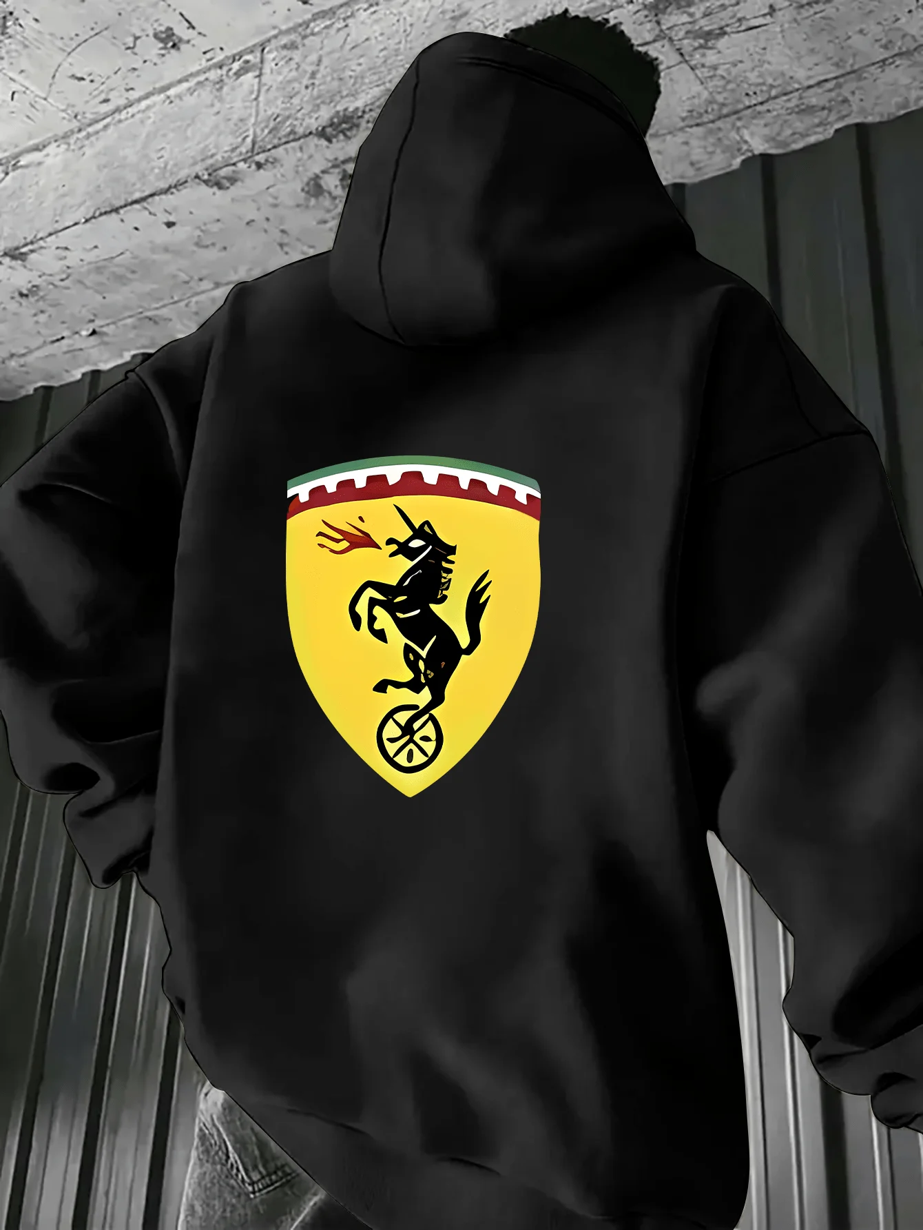 

2025 цифровой новый тренд модный свитер с капюшоном с принтом модный брендовый мужской хип-хоп американский уличный трикотаж мотоцикл быстросохнущий