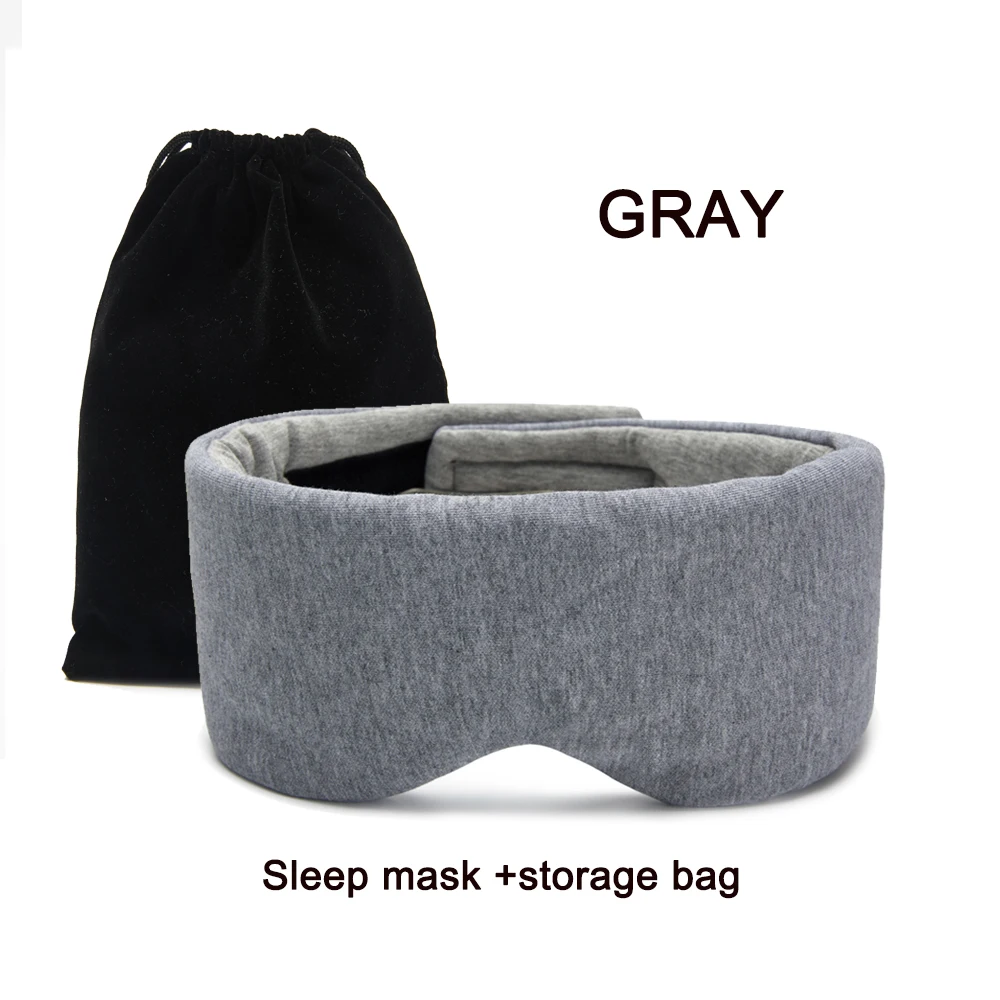 Full Cover Sleeping Mask Travel Rest Eye Masks Eye Shade Blindfold Mask For Sleep On Eyes Sleeping Aid Eyepatch For Women Men