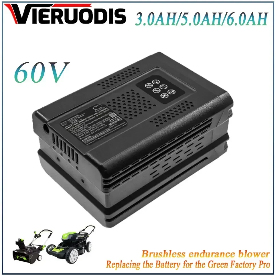 For Greenworks 24V 40V 60V 80V 82V BLF442 CSC404 CSF401/405 82CS27 82CS34 82BH22 82BD250 Power Tool Battery