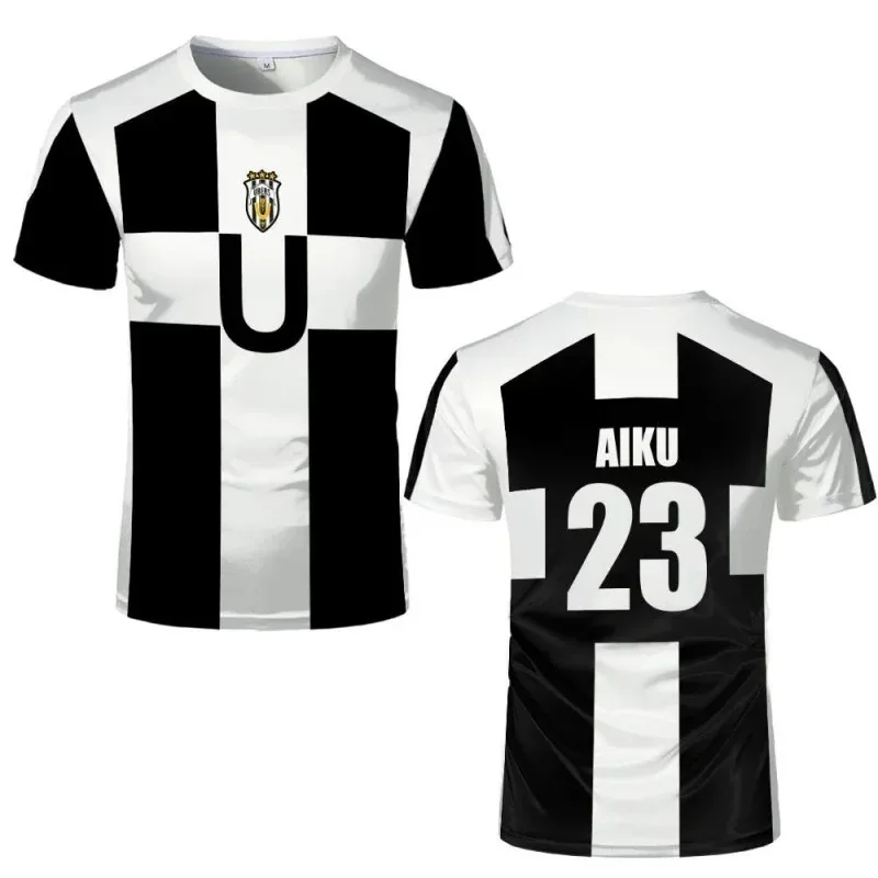 أنيمي الأزرق قفل #   13 قميص بارو التأثيري UBERS لكرة القدم جيرسي #   23 أزياء أيكو التأثيرية #   2 زي كرة القدم LORENZO بطباعة ثلاثية الأبعاد