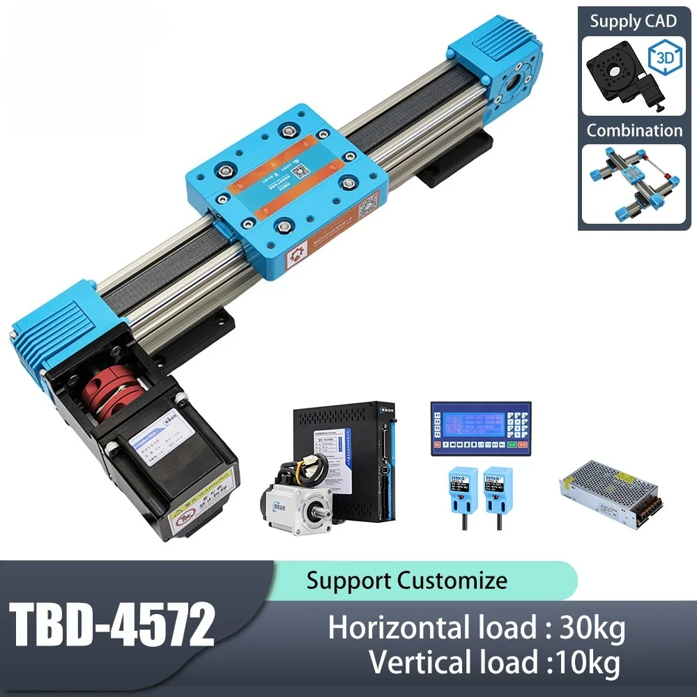 High Speed Belt Drive Linear Module Cross Slide Silent Gantry Stage Stepper Motor Belt Actuator Precision Linear Motion Platform