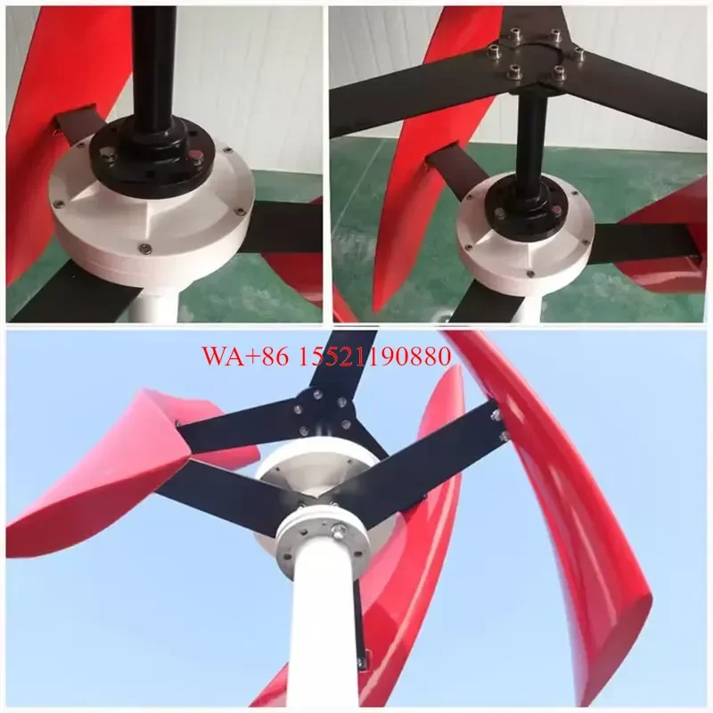 WMWMNU for Tuojiang FD-41 Household Small Wind Power Generator 300W 800W 1000W 12V 24V Matching Photovoltaic System