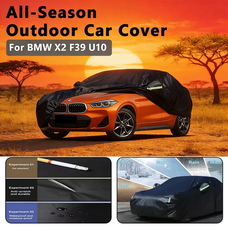 

Car covers for BMW X2 F39 U10 Outdoor Protection Full Car Covers Snow Cover Sunshade Waterproof Dustproof Exterior