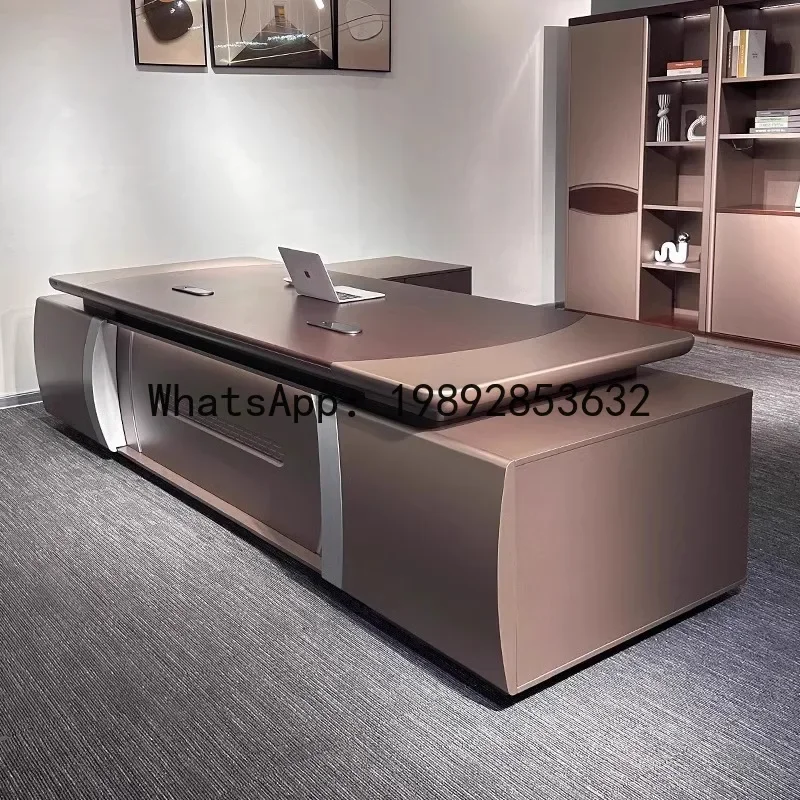 

T20- new premium light luxury executive desk - modern minimalist office desk for ceo, director, and senior management