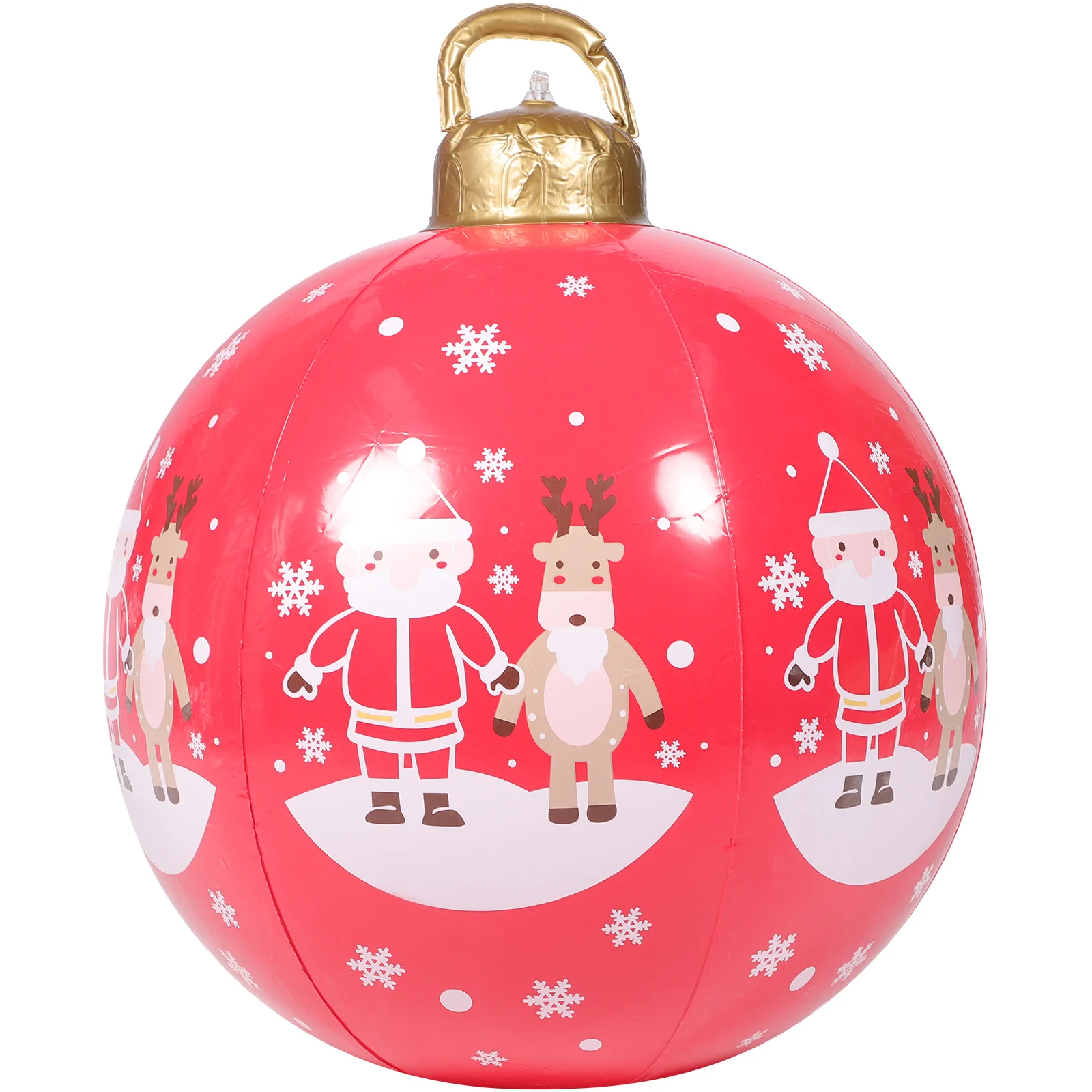 

Extra Large Christmas Inflatable Ball Ornament for Outdoor Indoor Use Lawn Garden Yard Patio Balcony Front Porch Decor Holiday