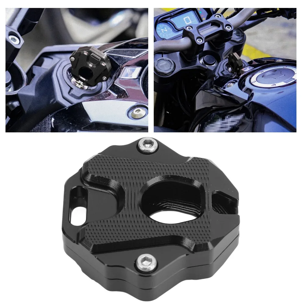 CNC Metal Motorcycle Key Shell Black / Blue / Red Anti-Slip Motorcycle Key Cover Supplied Allen Wrench Motorcycle Key Case