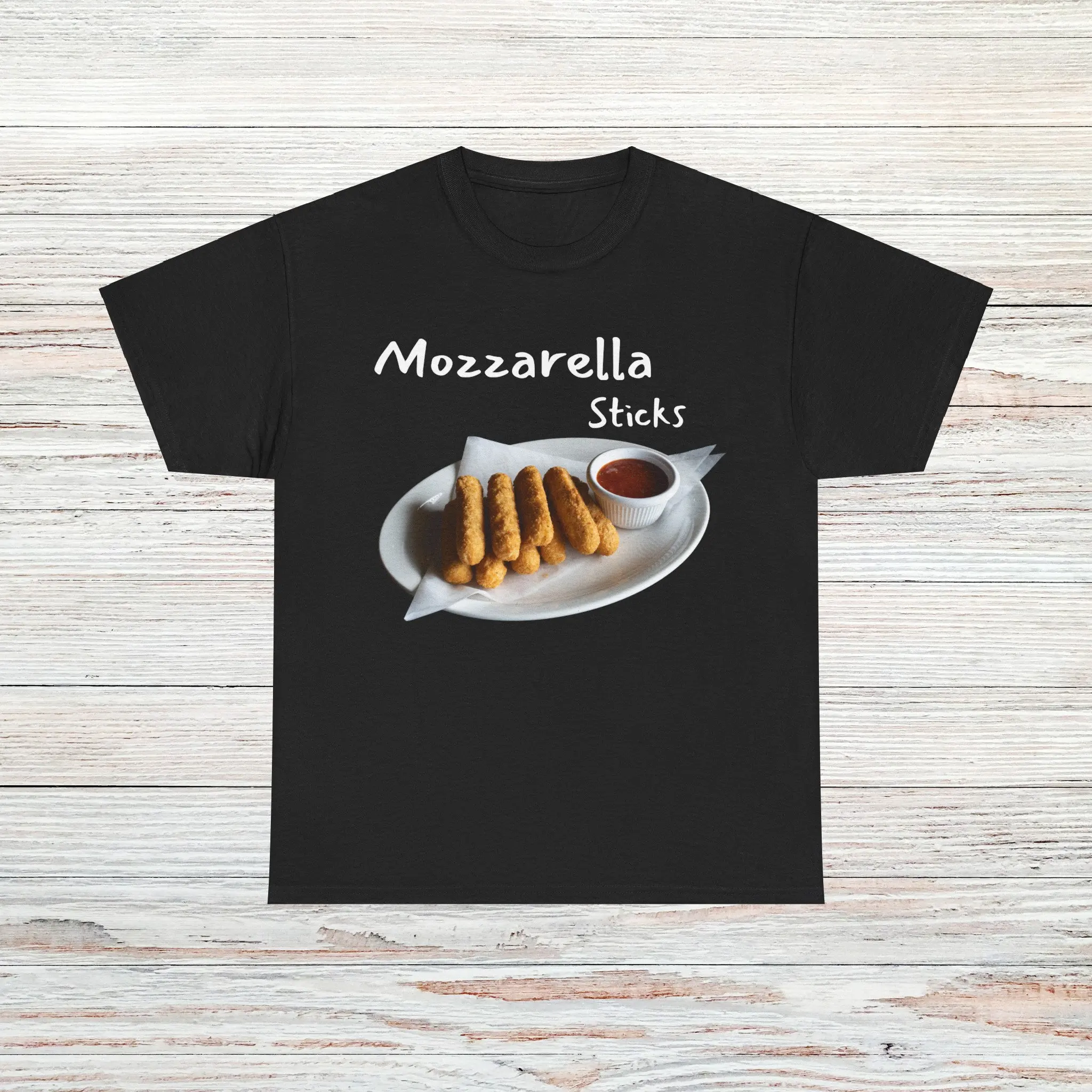 Mozzarella Sticks T Shirt Male Or Female Cotton 6 Colors Available Funny Parody Meme