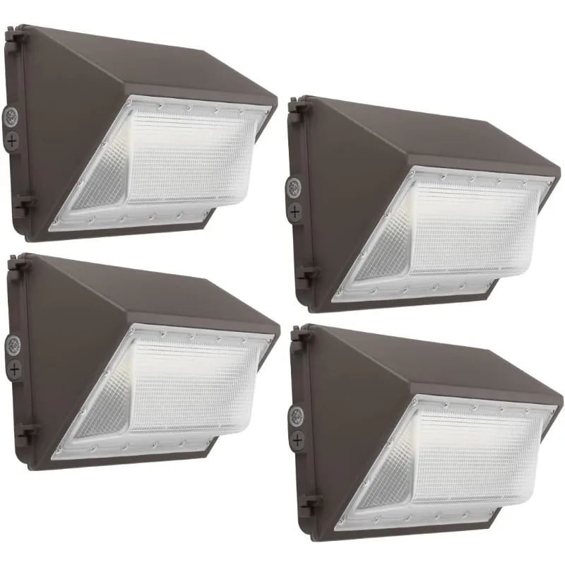 LED Wall Pack 100W 13000lm 5000K Daylight 100-277V, IP65 Waterproof Dusk-to-Dawn Outdoor Lighting for Security