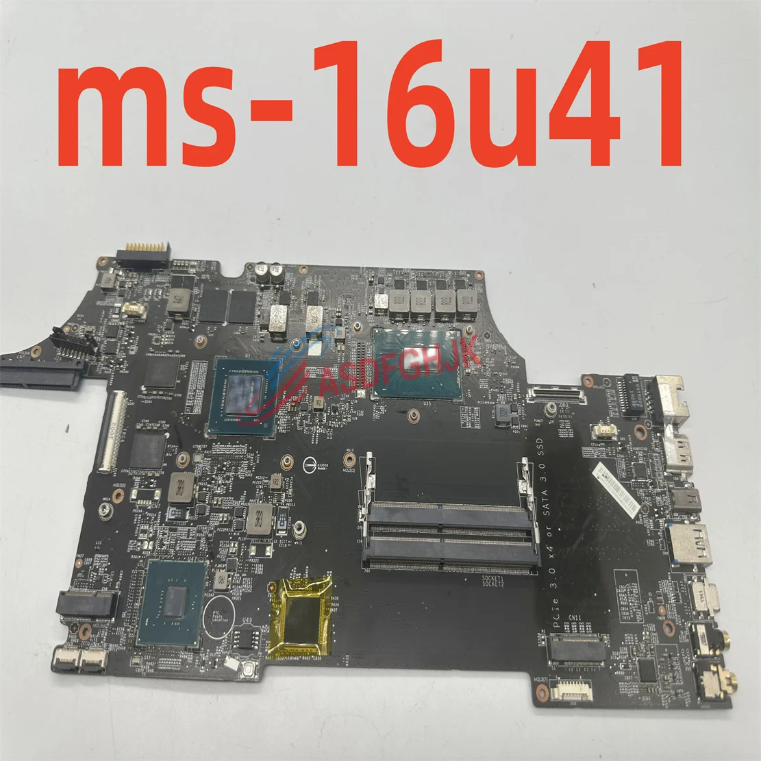 MS-16u41 For MSI GL63 RAIDER RGB 9RF MS-16U4 laptop motherboard with i7-9750h nd gtx1650m test ok