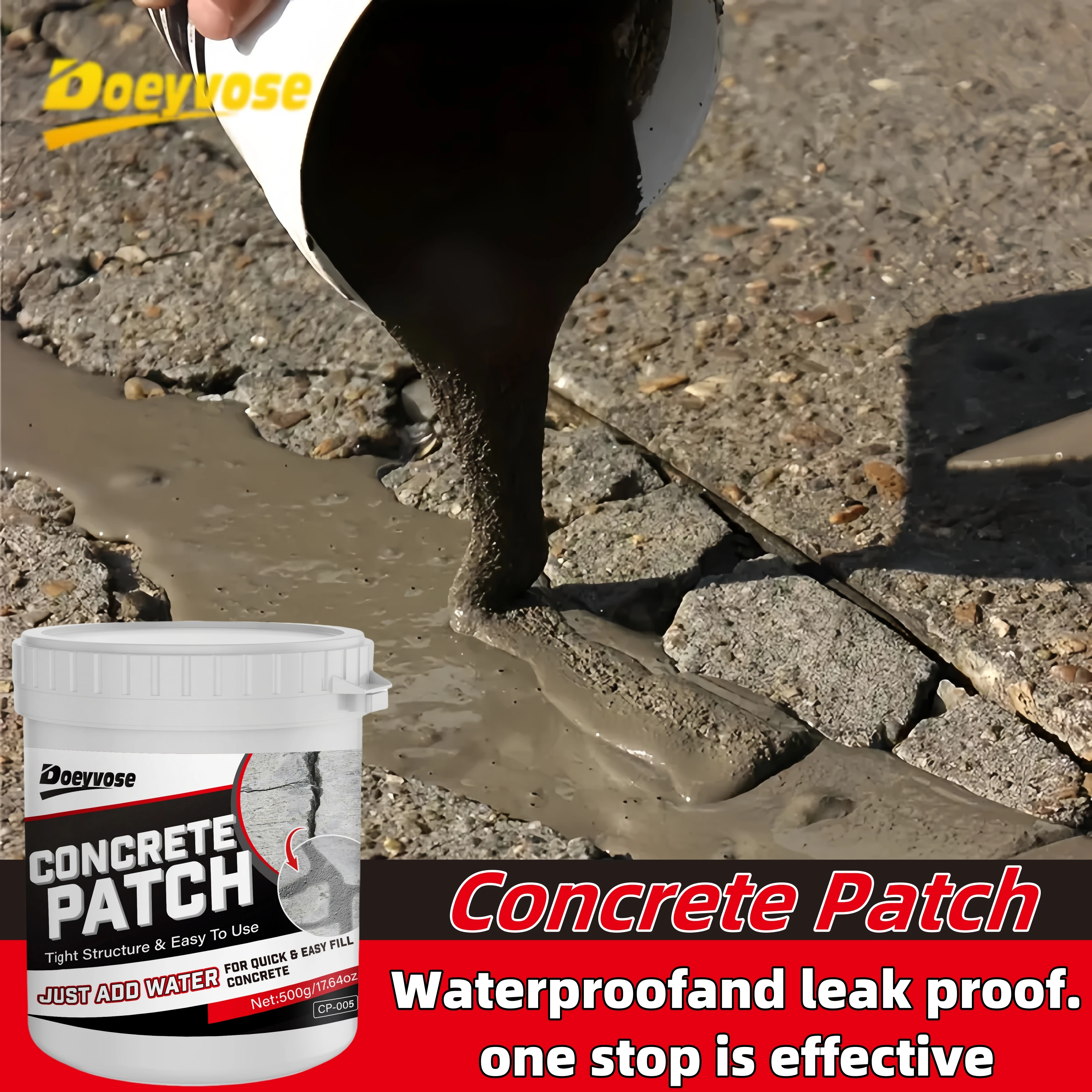 Gray Concrete Crack Repair Paste Anti-Leak100g 300g 500g