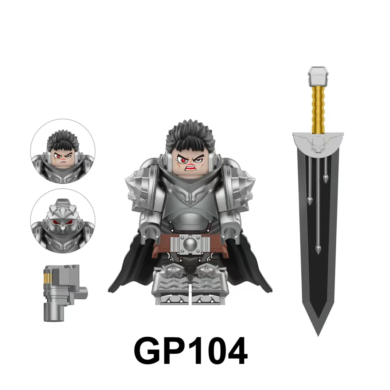 

NEW HOT Warhammer Gus Building Blocks Man Heavy Armor Warrior Heavy Sword Assembled Educational Toys World Warcraft Ornament