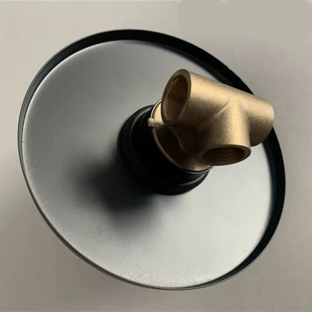 

Brass Construction Wall Mount Shower Faucet Aluminum Alloy Circular Design Shower Valve Single Function Internal Thread