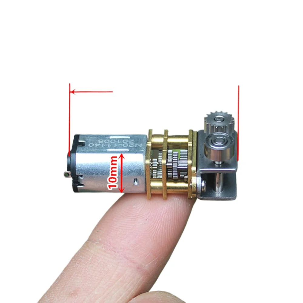 Micro 12mm N20 Metal Gearbox Gear Motor DC 3V-5V 12rpm Slow Speed Electric Engine For 3D Printing Pinter Pen Parts
