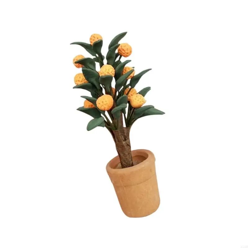 1:12 bambole pianta foglia verde artificiale per foglie gioco finto
