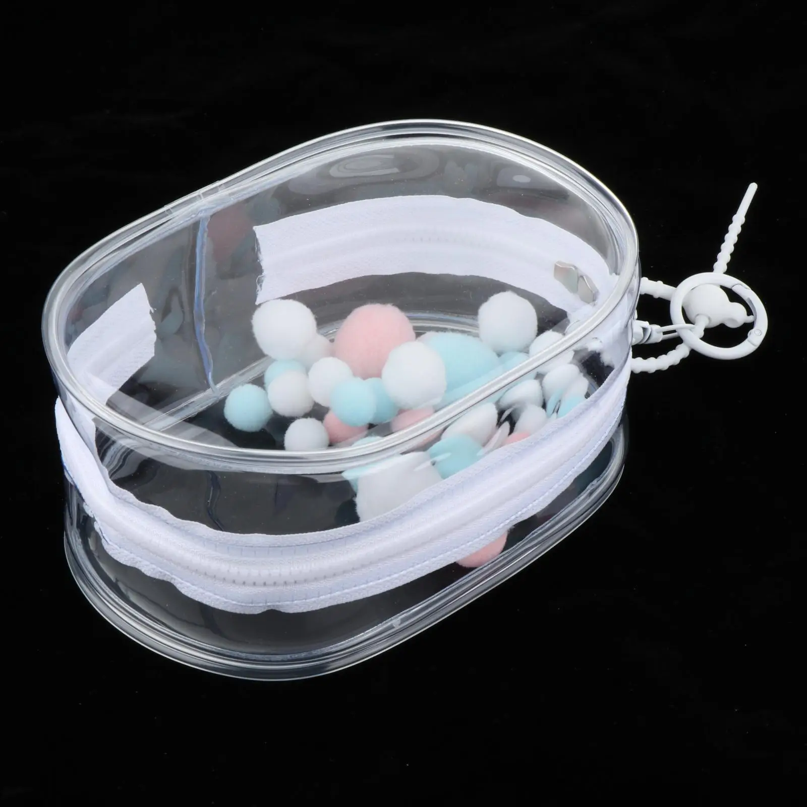 กระเป๋าเก็บตุ๊กตาขนาดเล็ก กล่องกันฝุ่นสำหรับตุ๊กตา สำหรับนักสะสมตุ๊กตา ขนาดกลาง-ใหญ่ สีขาว