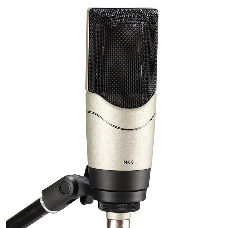

MK4 MK8 large diaphragm recording live karaoke condenser microphone