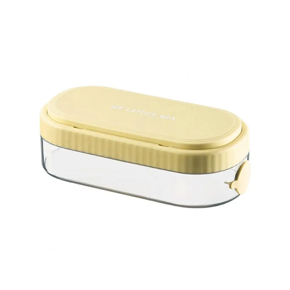 Food-grade Ice Tray -free Flexible Ice Cube Mold Tray Stackable Push-type Release Storage Box Effortless Home Use Ice Cube Maker