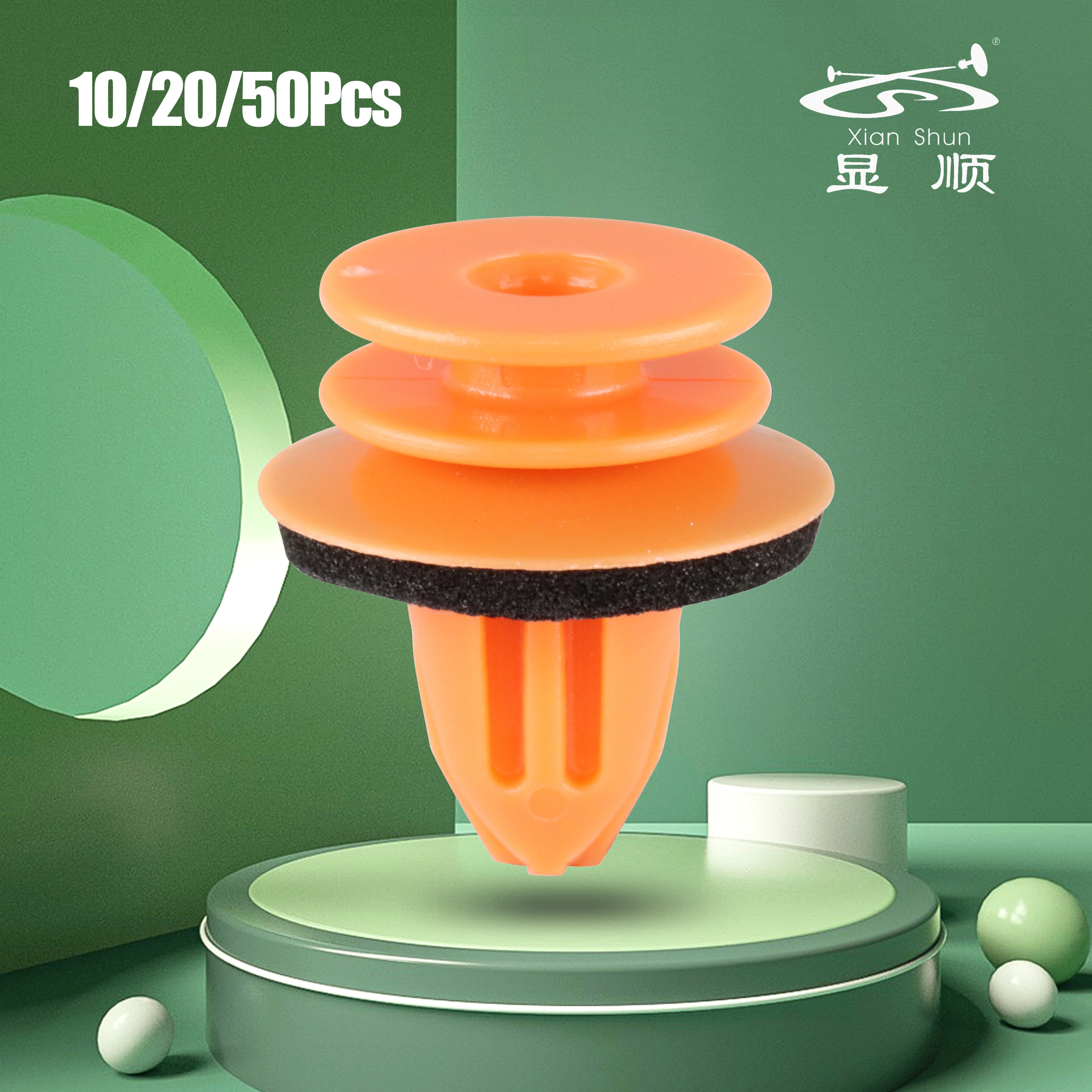

10/20/50Pcs Orange POM Door Panel Interior Replacement Parts Car Fastening Clips A0009910198 0009910198 A0119887678 4M0827947