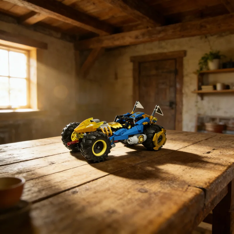 

370 деталей MOC 2: Модель «Ниндзя Джунгли» — Конструктор «Горячий гонщик» — Рождественский подарок, игрушка, креативная идея для самостоятельной сборки, архитектурная модель