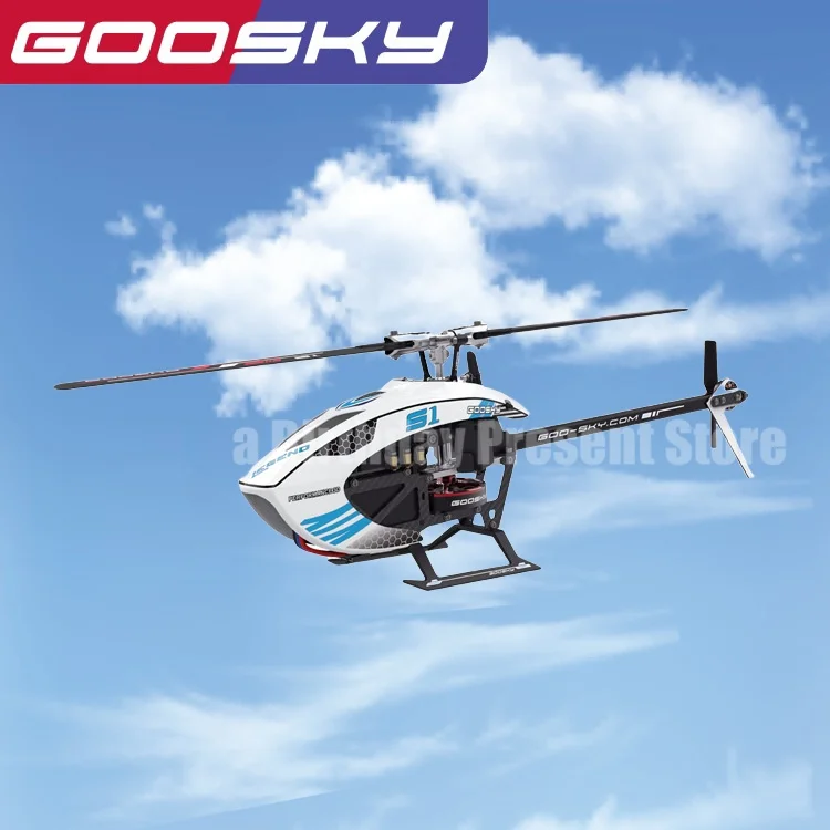 Remote Controlled Helicopter Rc Goosky S1 Bnf/Rtf 6ch 3d Stunt Dual Brushless Motor Direct Drive Motor Flywheel Free Gift