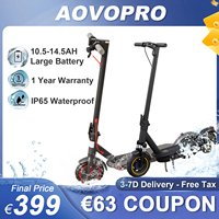 AOVOPRO ES80/Max 350W/1000W Electric Scooter 8.5/10 Inch 10.5/14.5AH Adults Folding Electric Kick Scooter 35-45KM Range Escooter