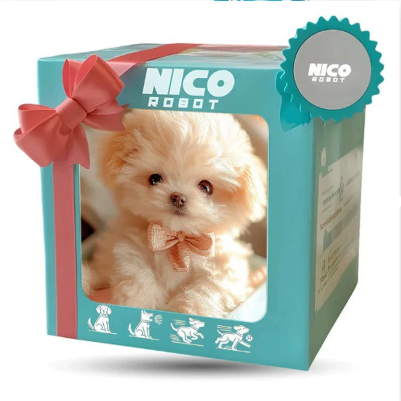 *New Cute Plush Robot Puppy Interactive Walking Simulated Puppy Barking Tail Wagging Puppy Plush Toy Chilren(Without Battery)