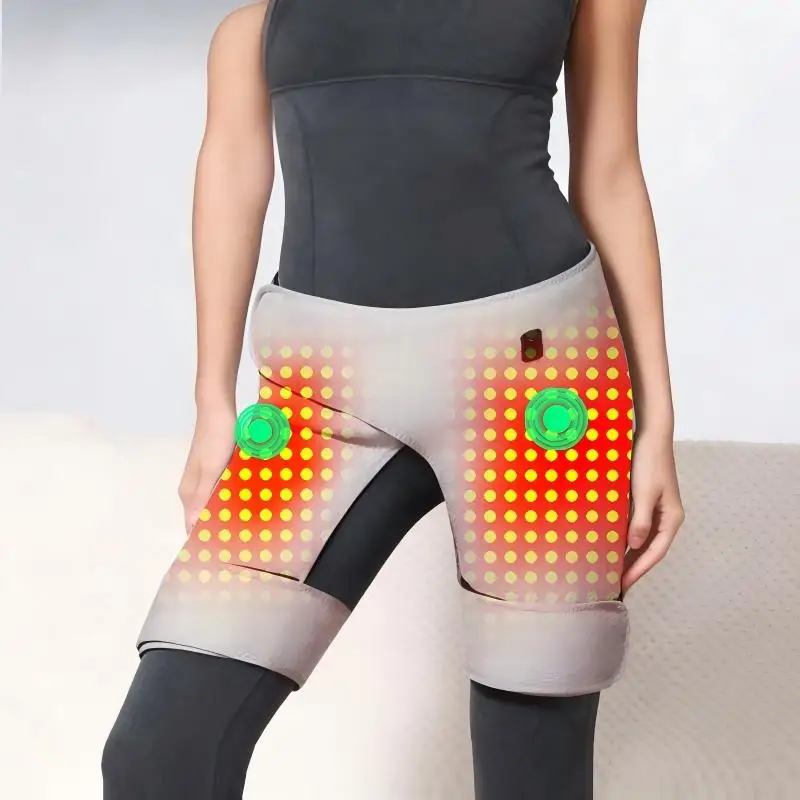 

Красный свет с подогревом, защита бедер с массажером бедер, снимает боль в бедрах, способствует кровообращению, расслаблению мышц