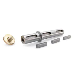 1PCS NMRV worm gear reducer keyway shaft  single output 14mm RV030 GearBox double output shaft