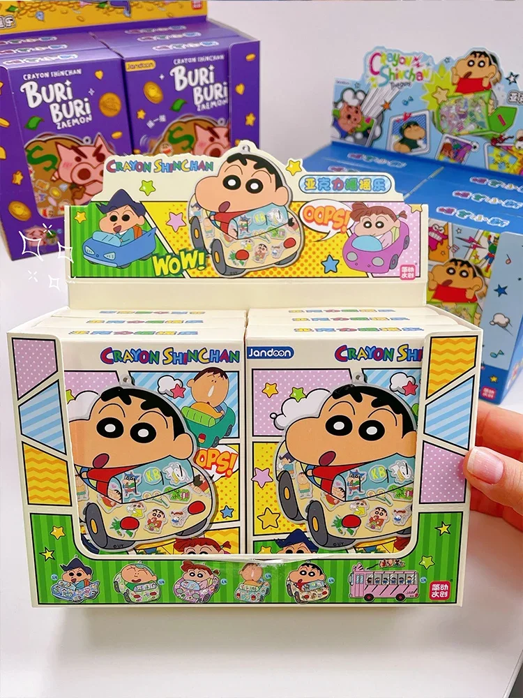 Cartoon Anime Crayon Shin-Chan Blind Box Fat Toodo Satoemon Rocker Pendant Toy Nohara Shinnosuke Surrounding Kids Birthday Gift