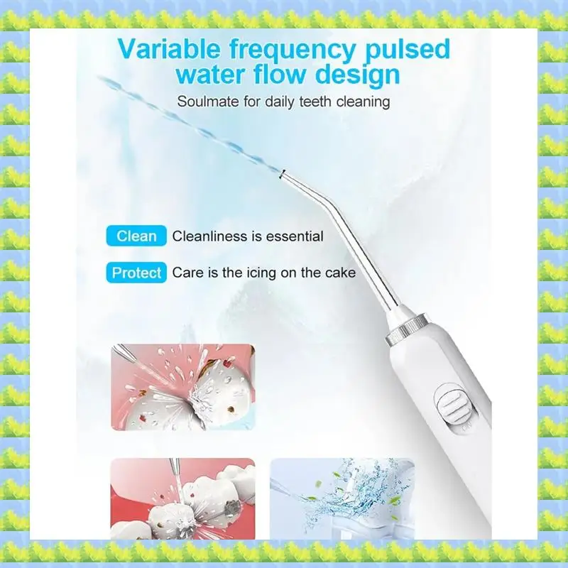 성인 구강 Irrigator USB 충전식 물 Flosser 방수 600Ml 휴대용 워터 제트 가정용 치아 클리너 내구성