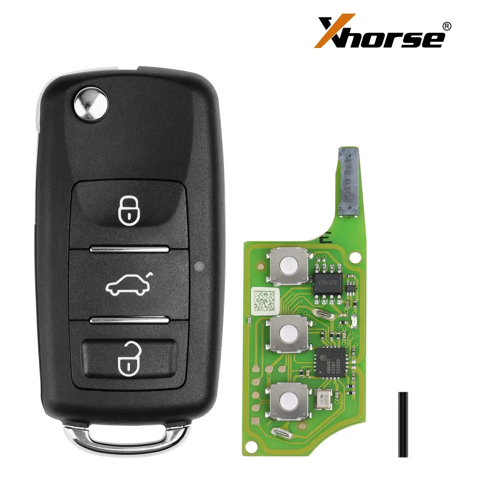 Xhorse XEB510EN For Volkswagen B5 Type Super Remote with XT27B Super Chip 5pcs/lot