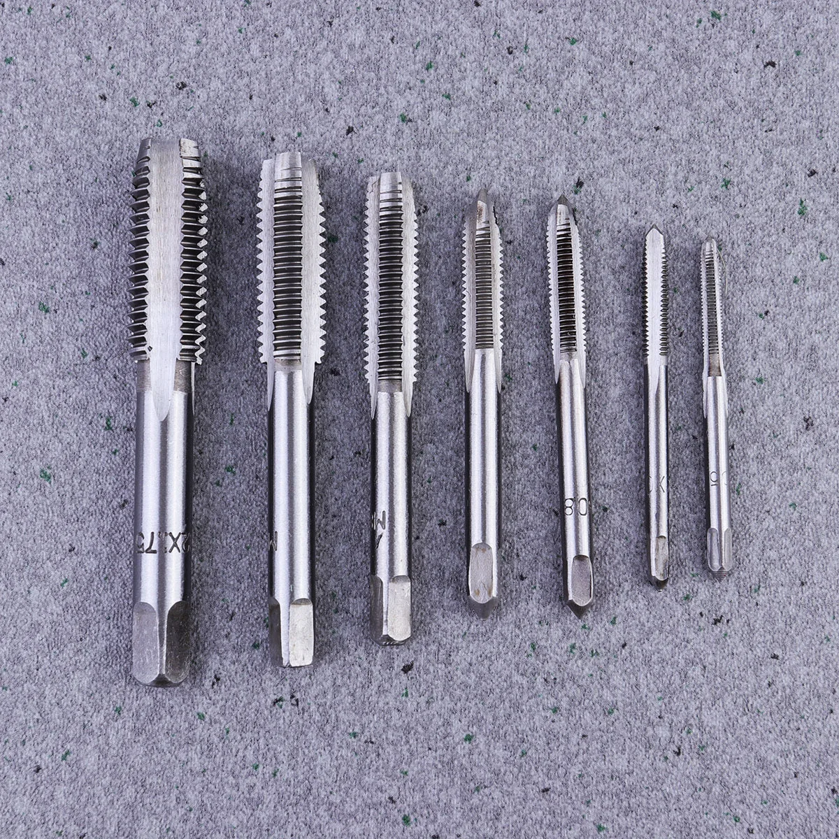

7 pcs Screw Tap Set Bearing Steel Thread Repair Tools Metalworking H Tool Die Milling Saw Hole Cutter Plug Drill Taps
