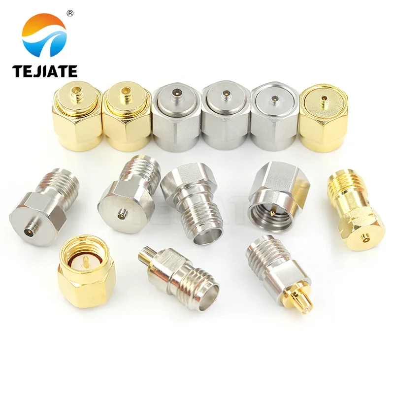 1PCS SMA to IPEX adapter test IPX, a third or fourth generation copper stainless steel JK male and female RF coaxial connector