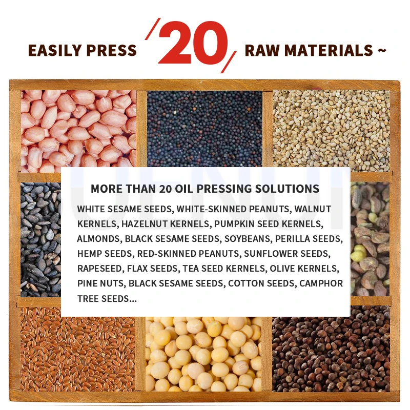 ماكينة ضغط الزيت الكهربائية المصنوعة من الفولاذ المقاوم للصدأ ماكينة تفريغ الزيت الساخن والبارد التجارية الأوتوماتيكية بالكامل