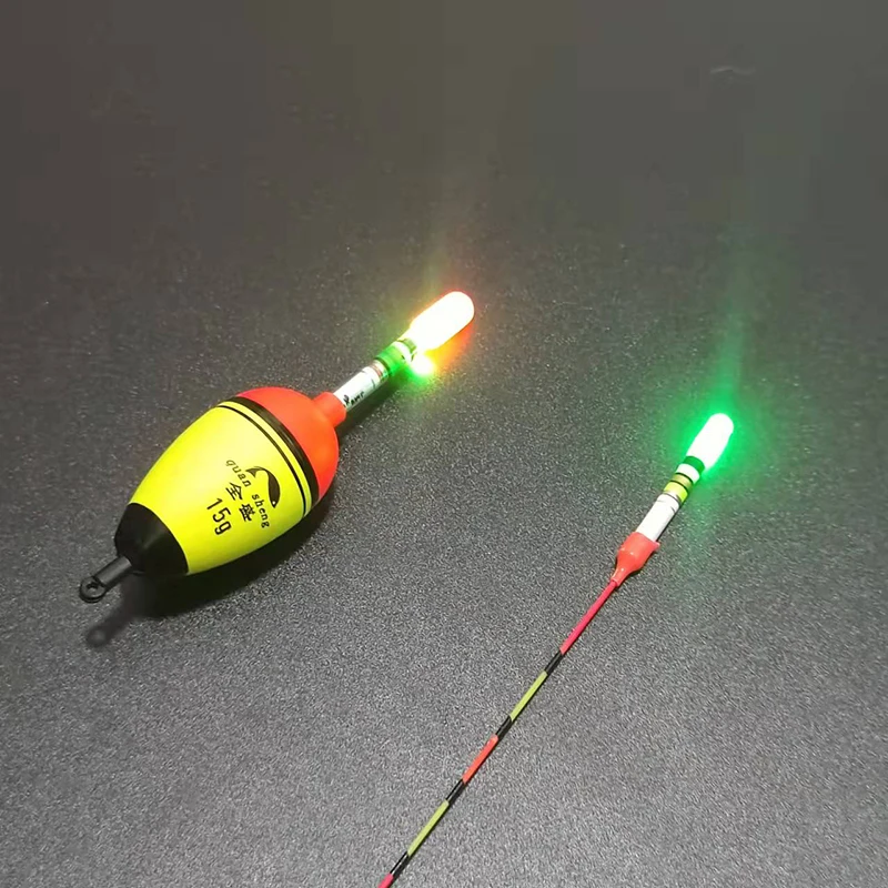 Galleggiante LED Luminoso Per Pesca Notturna – 3 Pezzi Con Luce Ad Alta Visibilità, Compatto E Leggero, Perfetto Per Chi Pesca Al Buio