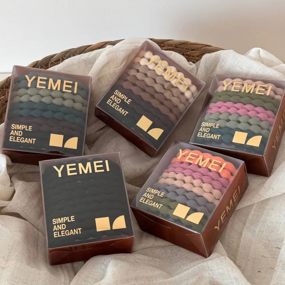 

Высокая эластичность и ежедневная универсальная новая кольцо для волос с толстой веревкой на голову, коробка для волос с высоким хвостом