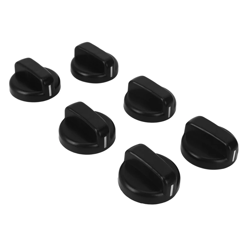 18 PCS Kitchen Black Plastic Gas Stove Cooker Control Knobs