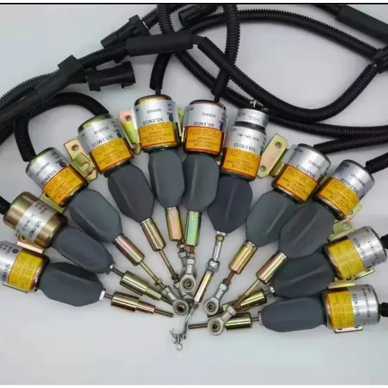 ヒュンダイ用遮断弁,24v,3864274,1751-2467u1b1s5a,r200,210, 215, 225-5-7,b5.9,カミンズ,エンジン部品