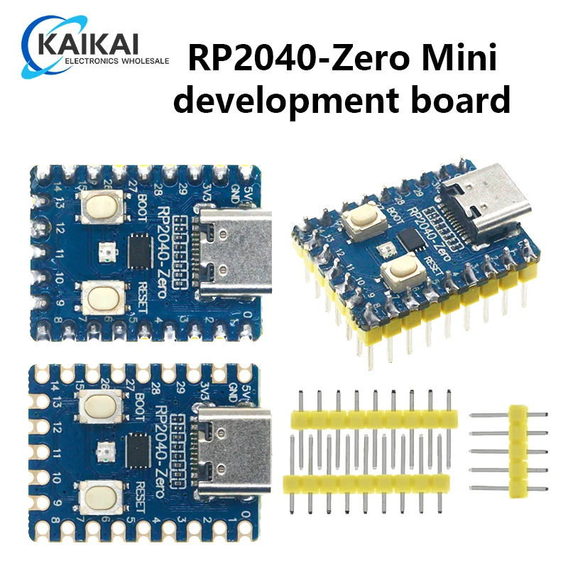 RP2040-Zero RP2040 dla mikrokontrolera Raspberry Pi moduł płytki rozwojowej PICO dwurdzeniowy procesor Cortex M0 + 2MB Flash