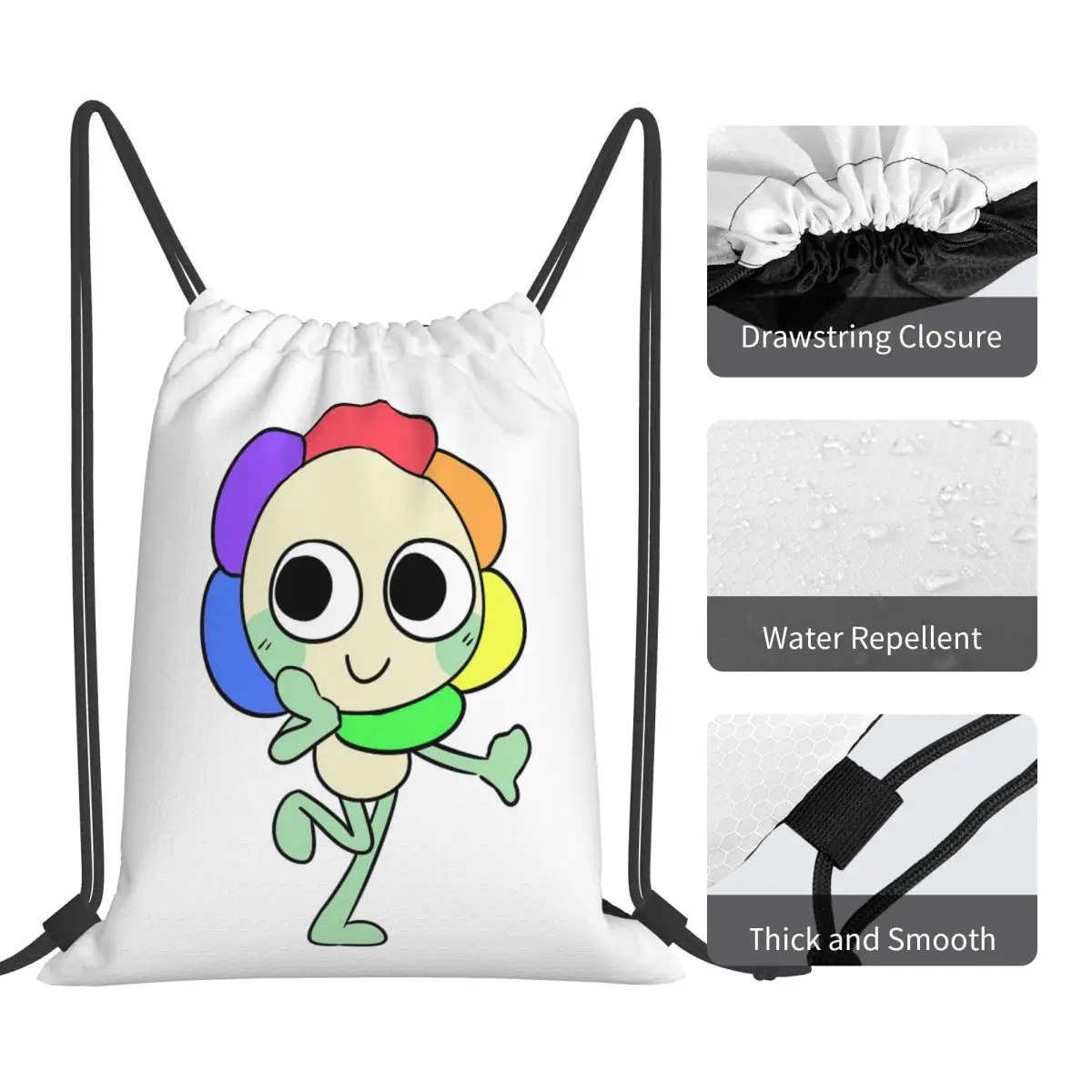 حقائب ظهر Dandy's World Dandy متعددة الوظائف برباط حزمة جيب أشتات حقيبة كتب للمدرسة للرجال والنساء