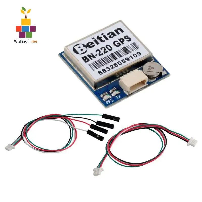 

GPS-модуль Beitian BN-220, мульти-GNSS-антенна, уровень TTL для контроллера полета, навигационная система дрона