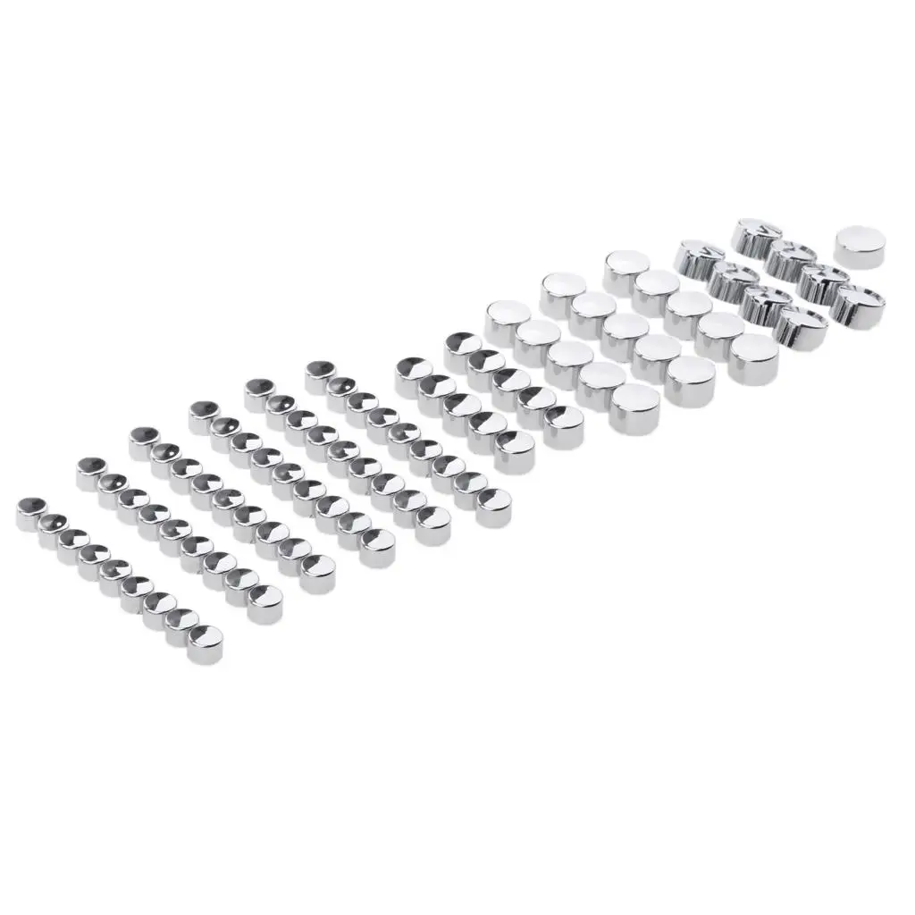 

Chrome ABS Plastic Bolt Toppers Caps Kit for Harley Twin Cam Road King/FLH