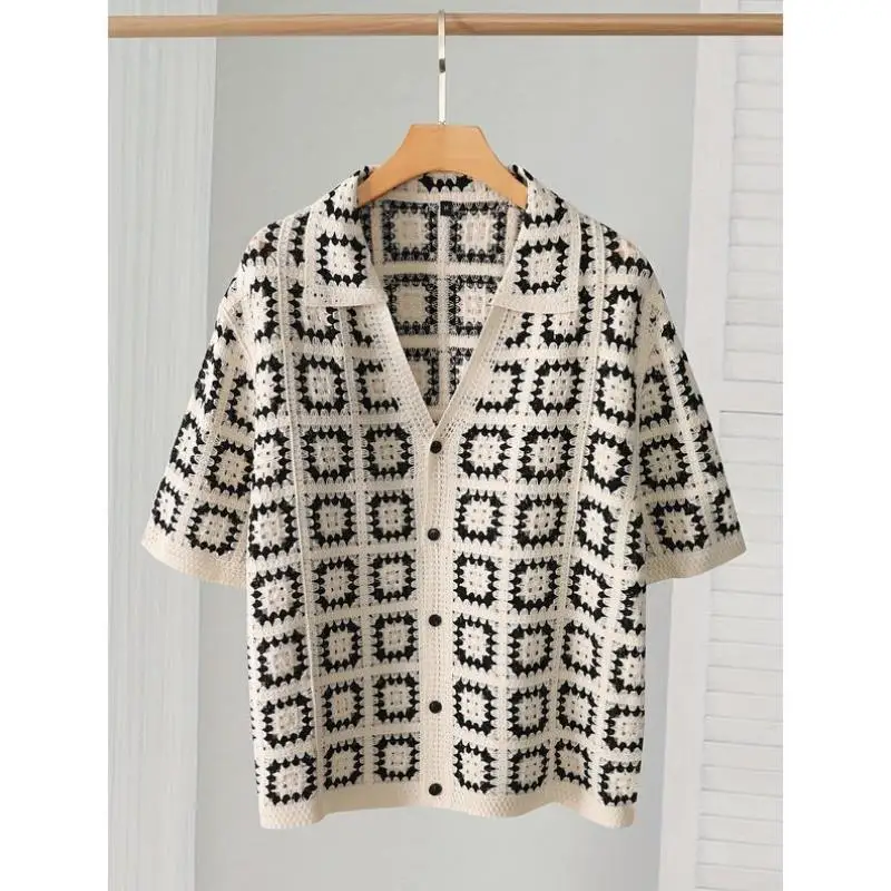 سترة محبوكة للرجال بألوان متباينة Bla White M موديل Ciwalk Coolmax ياقة من الألياف تسعة Sve طول قابل للتشوه #4