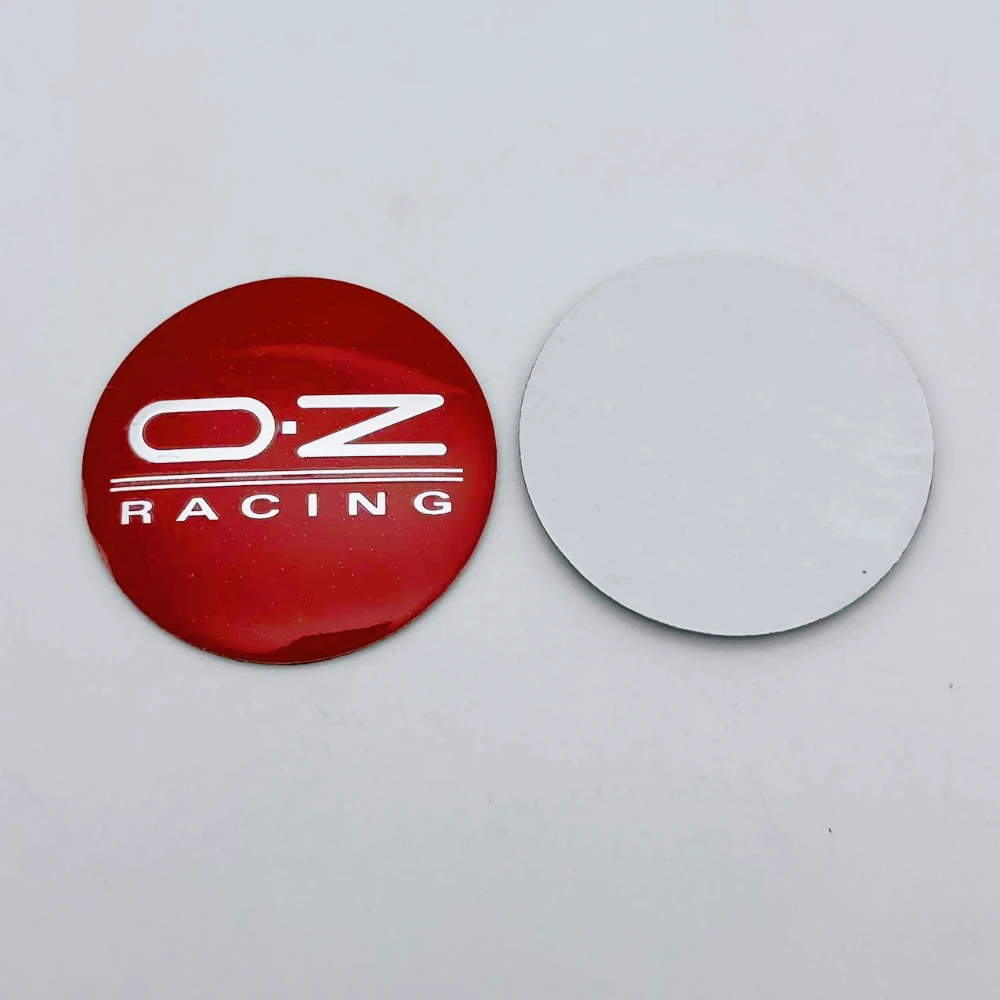 4pcs 55mm 62mm OZ O.Z Racing Logo Emblem Badge Car Accessories Caps Wheel Center Caps Rim Hub Cover Replace Car Stickers