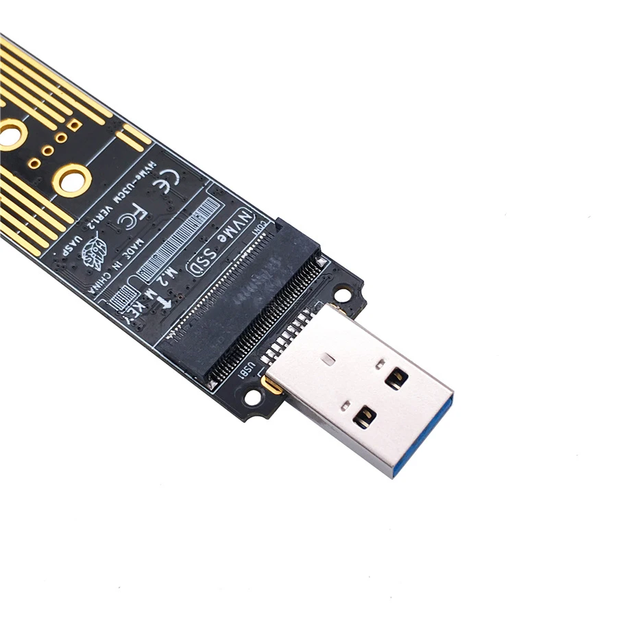 M.2 NVcloser SSD vers USB 3.1 Adaptateur PCI-E vers USB-A 3.0 Carte Convertisseur Interne 10Gbps USB3.1 Isabel 2 pour Samsung 970 960/Pour Intel NEW