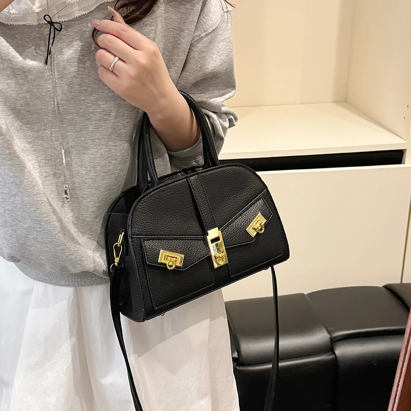 

‌Vintage Handbag 2025 - Large Capacity Crossbody/Shoulder Bag, Lazy Chic Style, Lightweight Designer Purse for Women